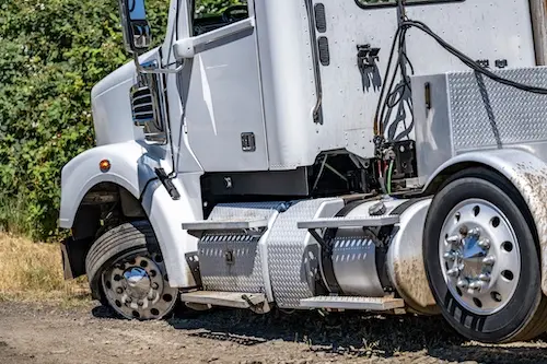 Damaged Truck