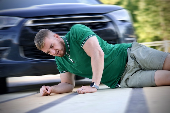 Injured Pedestrian