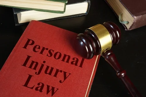 book about personal injury law owned by personal injury attorney