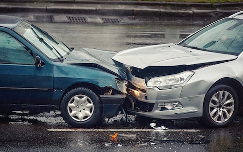 Head-On Car Accident