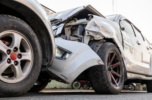 Head-On Collision Closeup