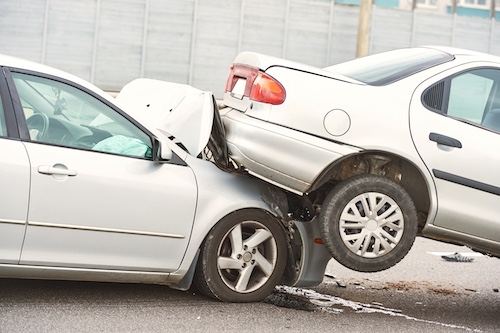 Car Accident Closeup - Types of Vehicle Collisions