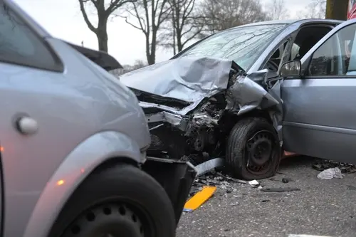 Car Accident Closeup